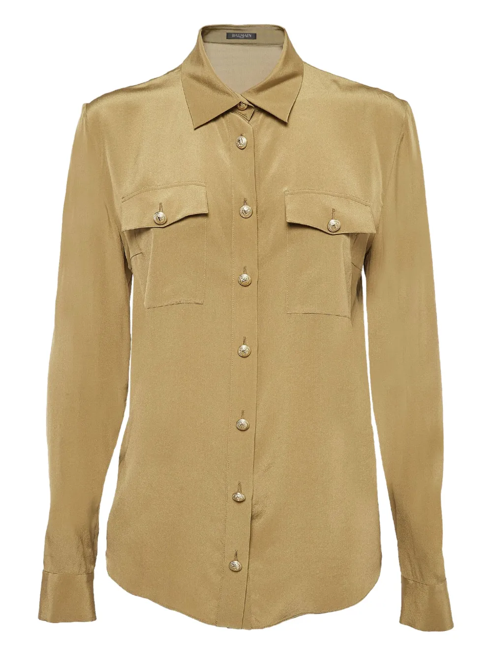 Balmain Pre-Owned camisa de seda | neutro | Image 1