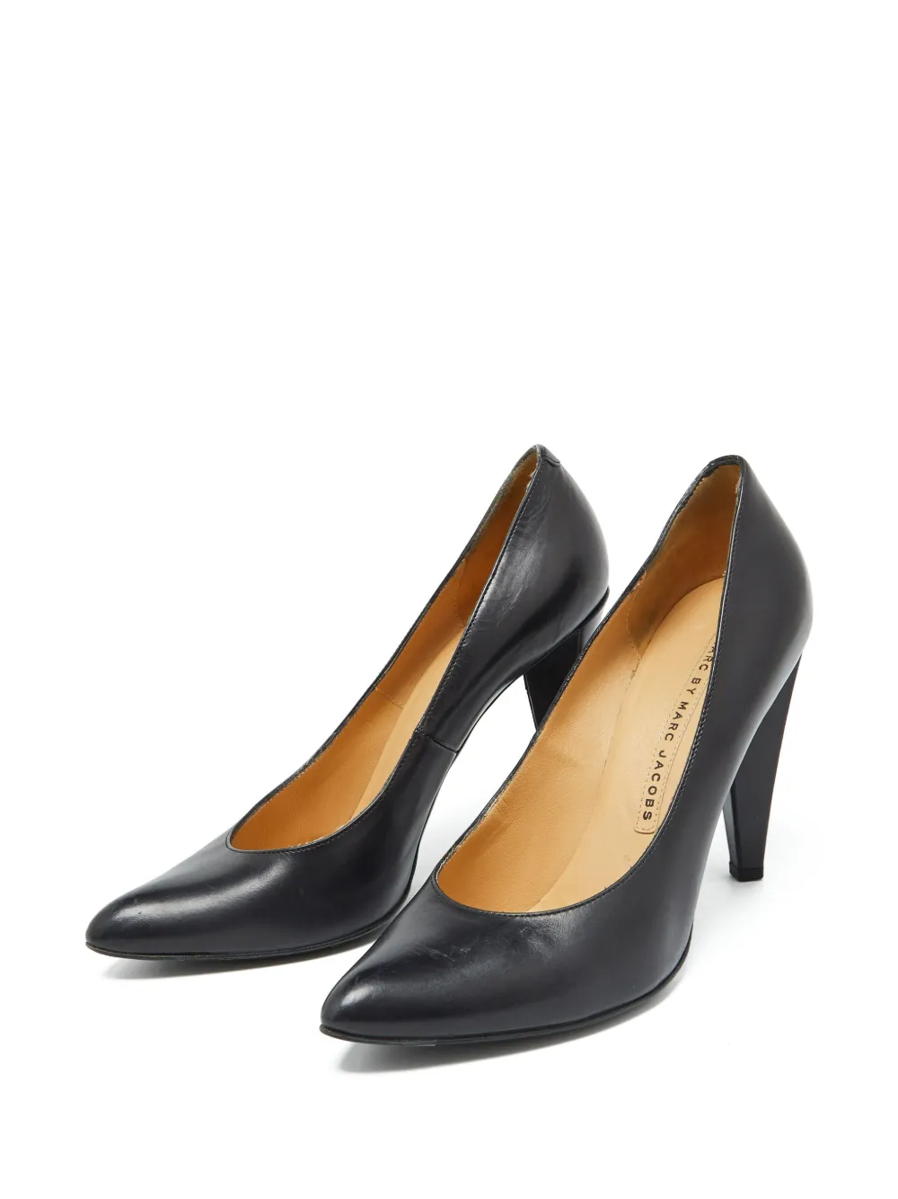 Marc Jacobs Vintage pre-owned 100mm almond-toe leather pumps | Image 2