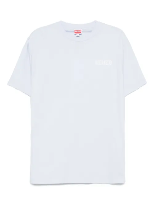 T-shirt en coton à logo brodé - Kenzo - Modalova
