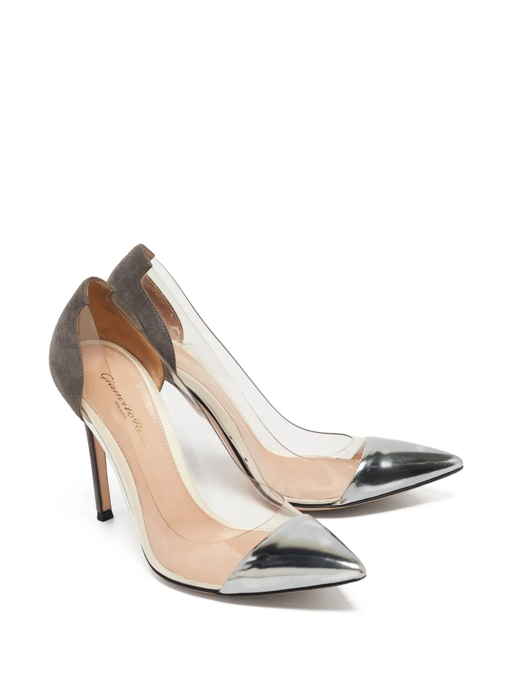 Gianvito Rossi プレオウンド Plexi 100mm パンプス | Image 2