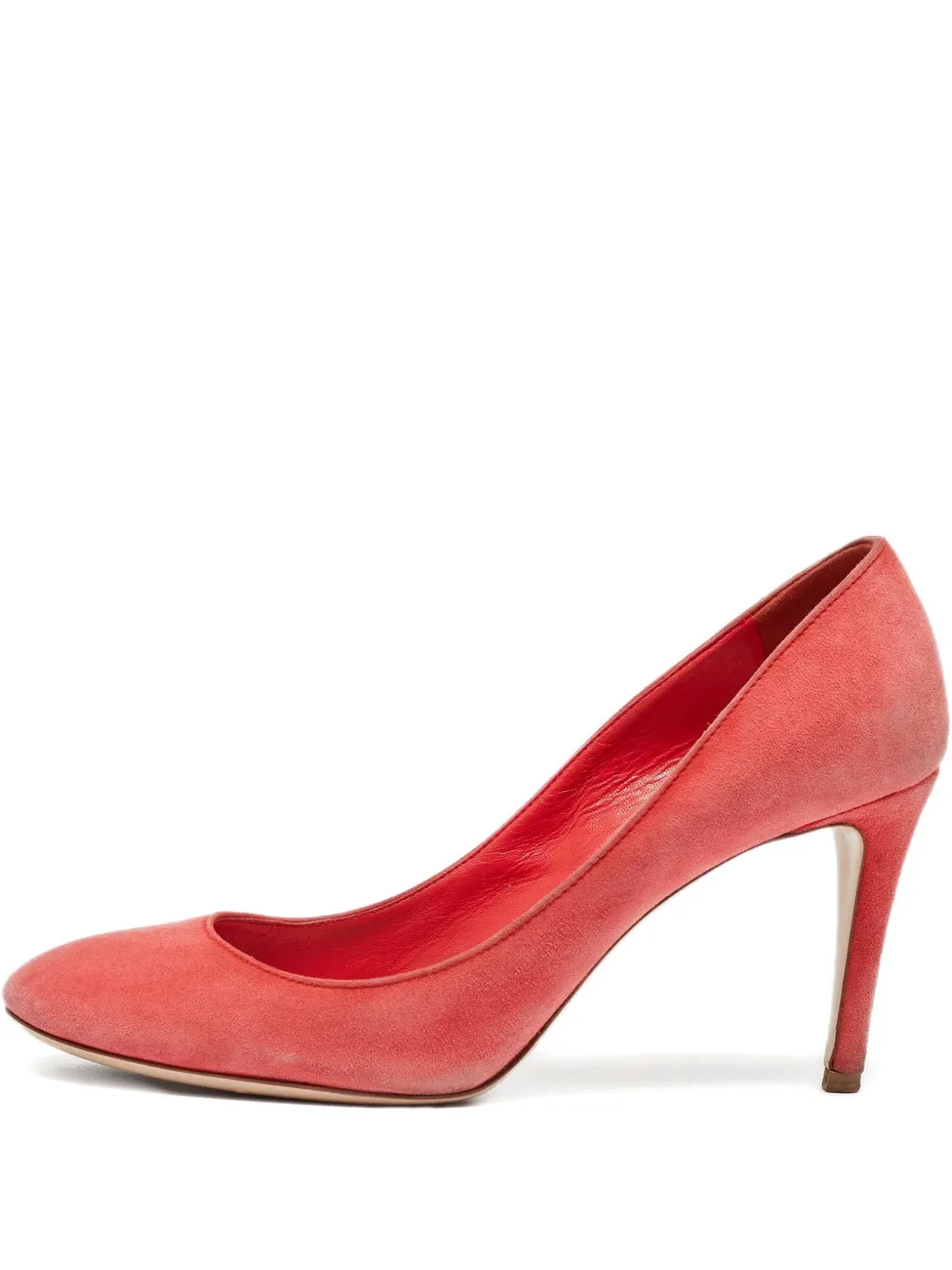 Miu Miu Pre-Owned 85mm suede pumps | Pink | Image 1