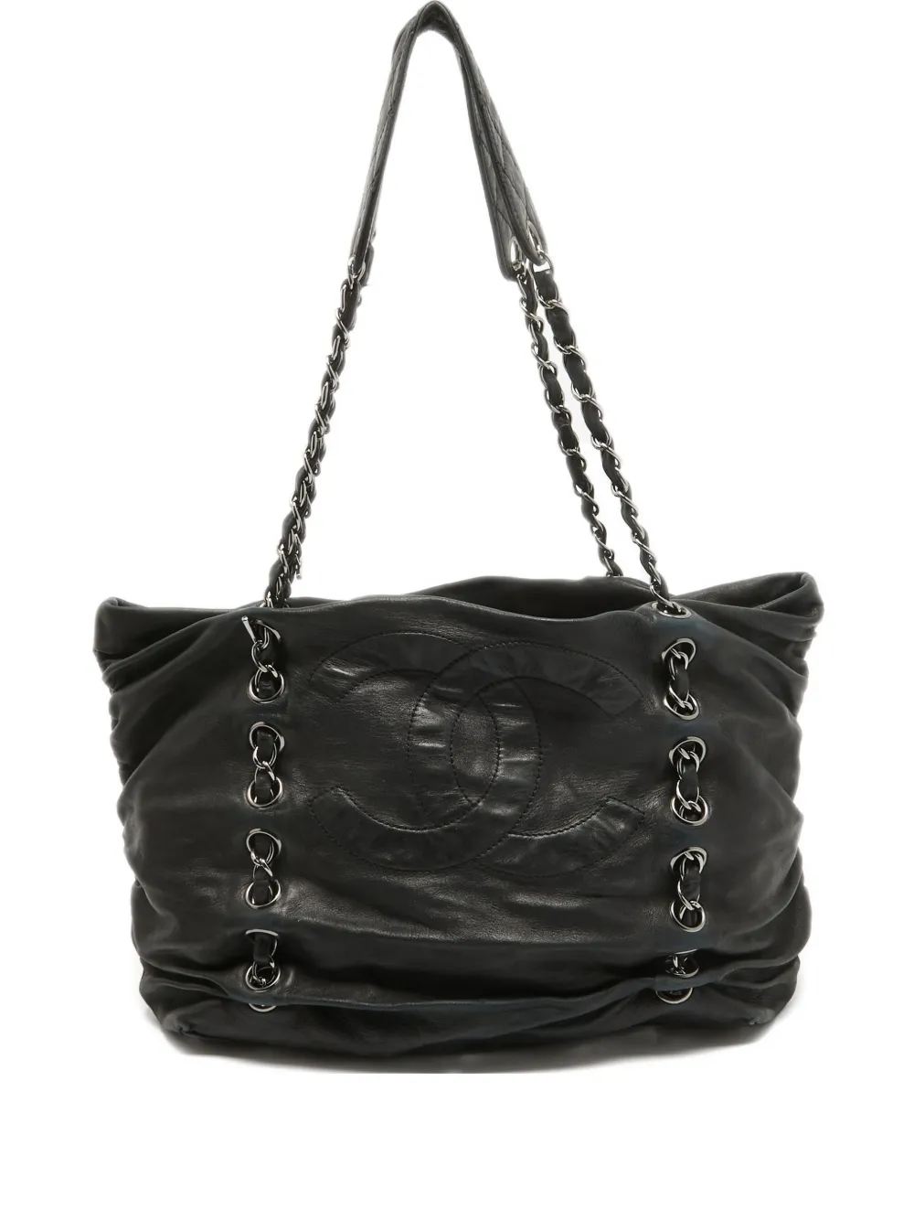 CHANEL Pre-Owned Timeless Sharpei tote bag - ブラック CHANEL Pre-Owned Timeless Sharpei tote bag - ブラック