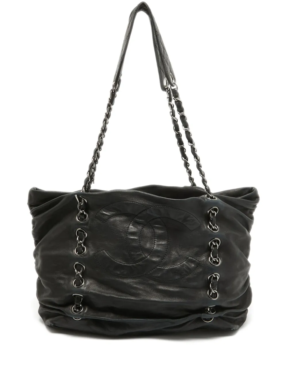 CHANEL Pre-Owned Timeless Sharpei ハンドバッグ - ブラック CHANEL Pre-Owned Timeless Sharpei ハンドバッグ - ブラック