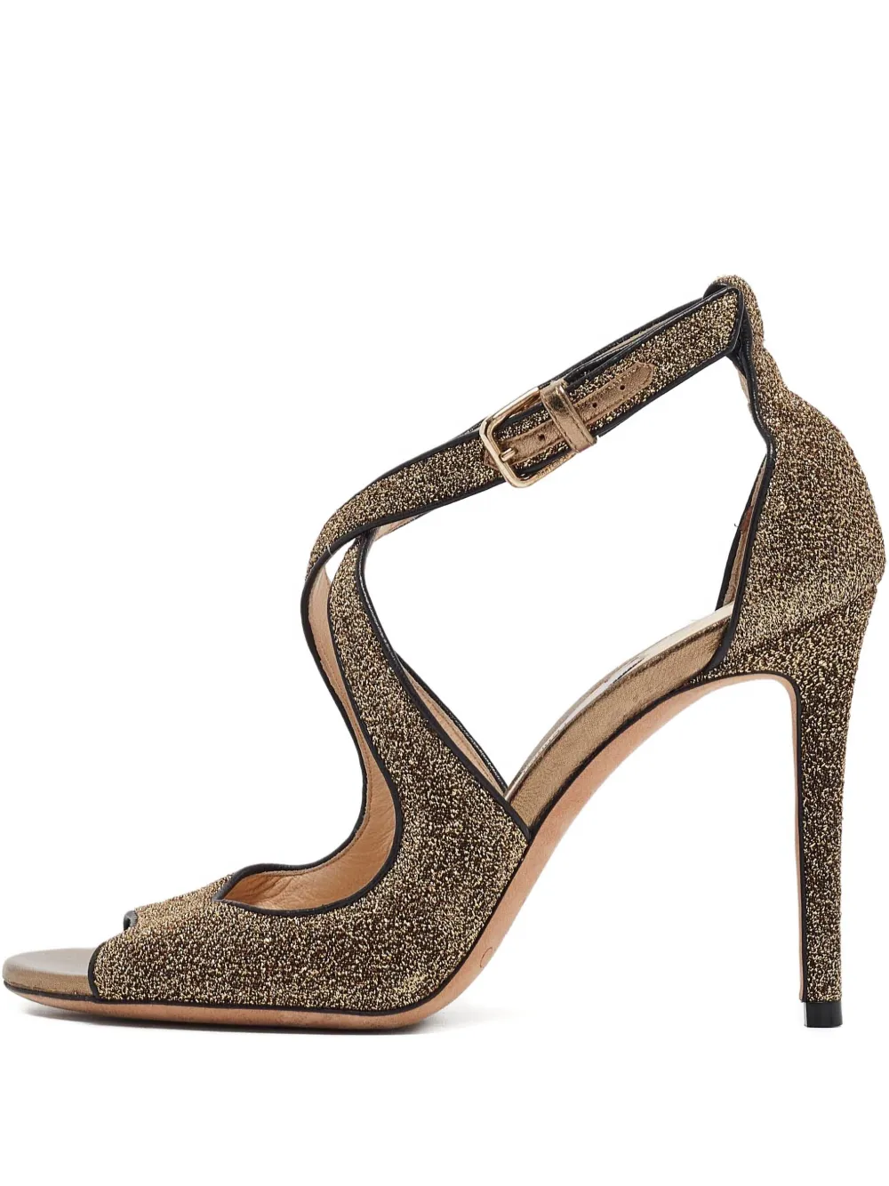 Jimmy Choo Pre-Owned 100mm Emily sandals | Gold | Image 1
