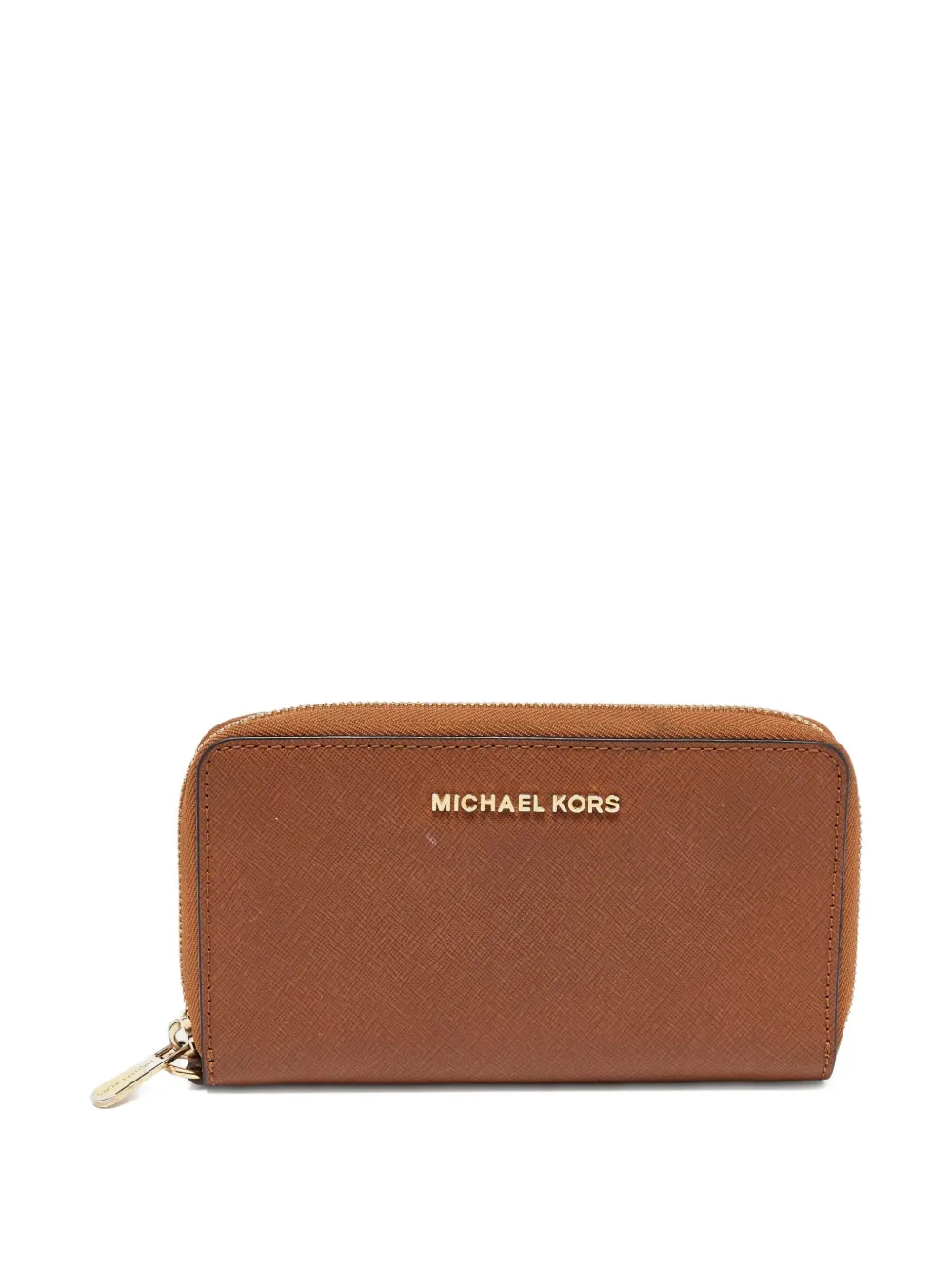 Michael Kors Vintage Pre-owned leather zipper wallet | marrón | Image 1