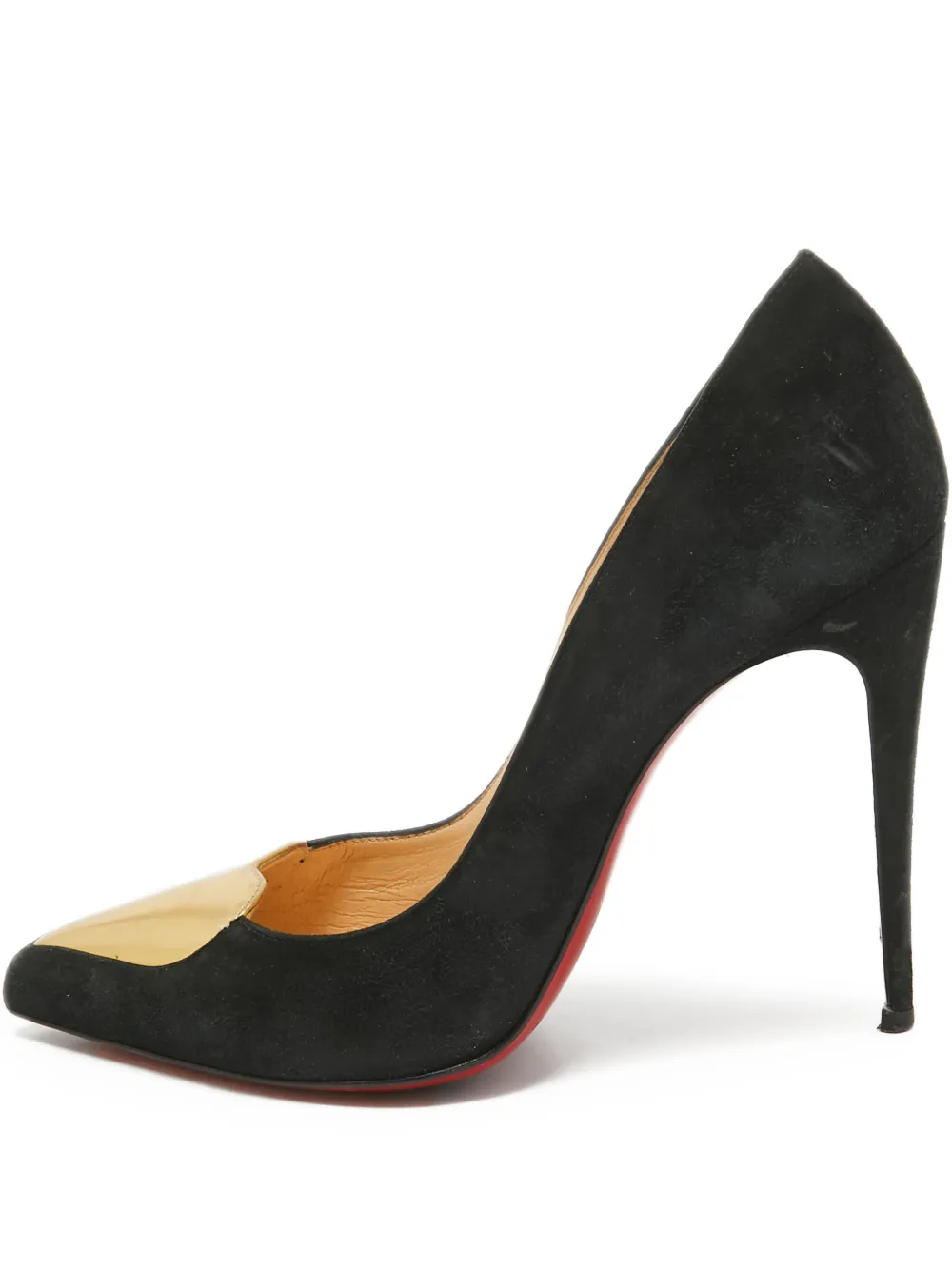 Pre-owned Christian Louboutin 110mm Suede Pumps