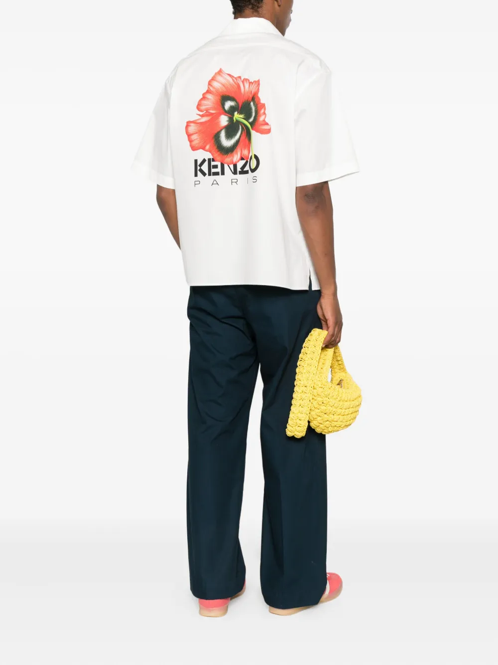 Kenzo Overhemd met bloemenprint Wit