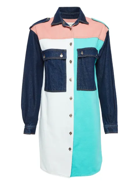 Maje Hemdkleid in Colour-Block-Optik