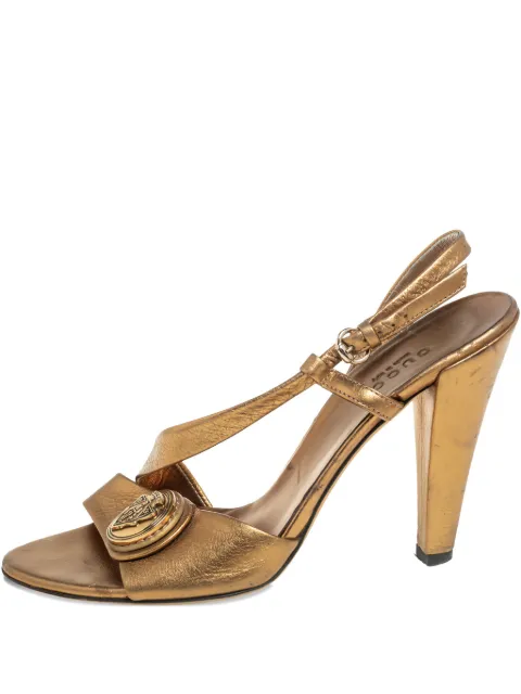 Gucci Pre-Owned 100mm leather slingback sandals