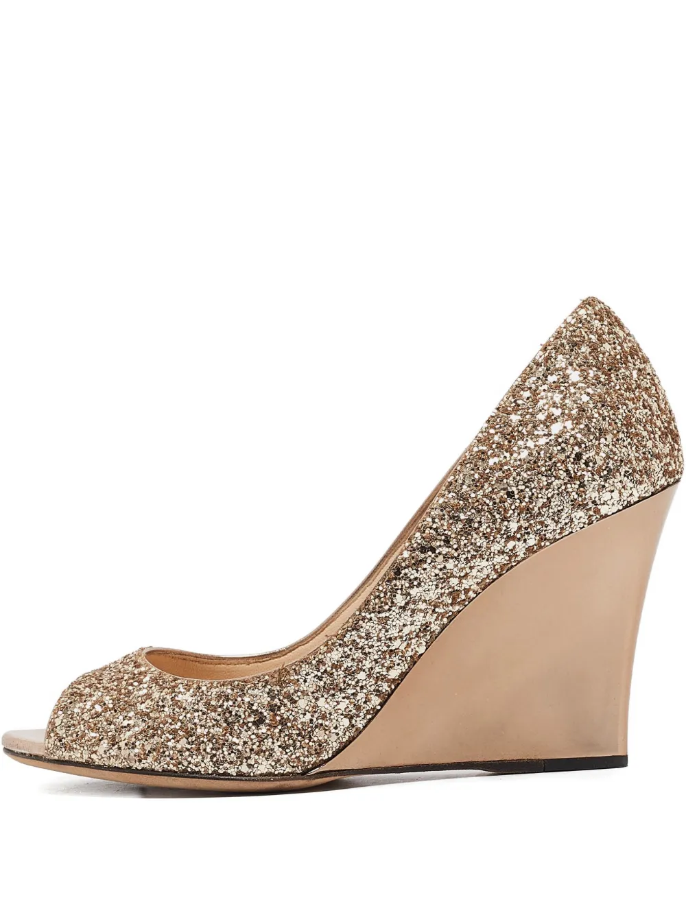 Jimmy Choo Pre-Owned 110mm Baxen pumps | Gold | Image 1