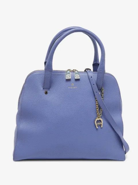 Aigner Vintage Pre-owned pebble-leather tote bag