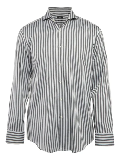 BOSS pre-owned striped long-sleeve shirt