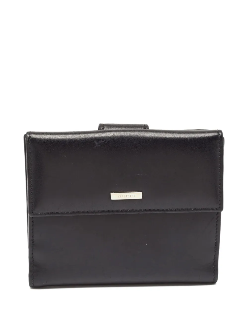 leather flap wallet