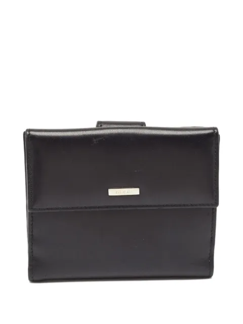 Gucci Pre-Owned leather flap wallet
