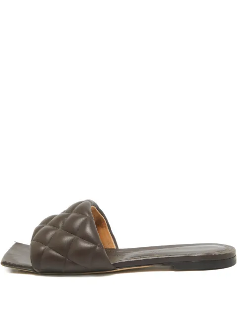 Bottega Veneta Pre-Owned padded square-toe sandals