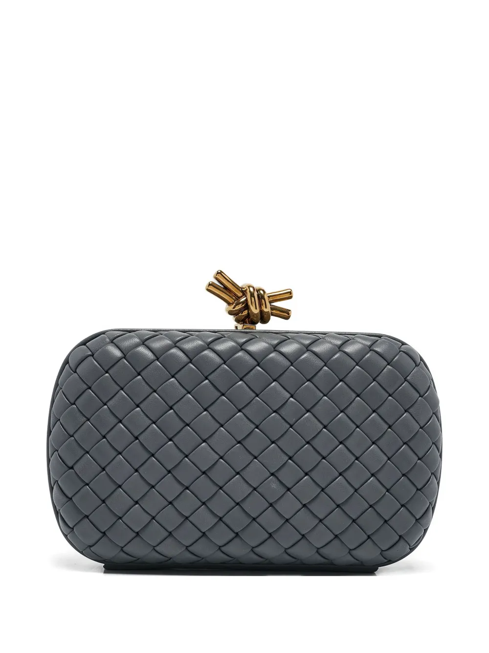 Intrecciato Knot clutch bag
