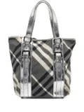 Burberry Pre-Owned medium Silver Beat Victoria tote bag - Grey
