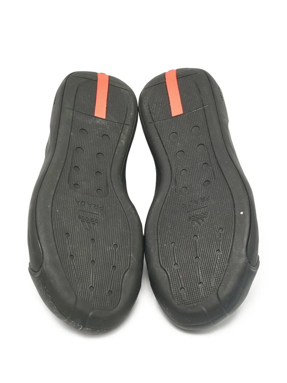 Pre-owned Prada Mesh-panel Sneakers In Black