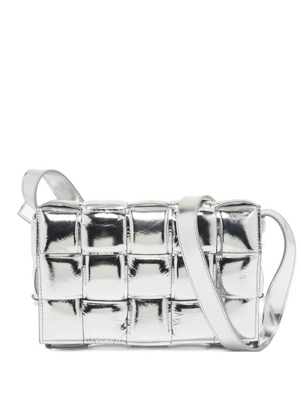 Bottega Veneta Pre-Owned 2024 Intrecciato Padded Cassette medium shoulder bag | Grey | Image 1