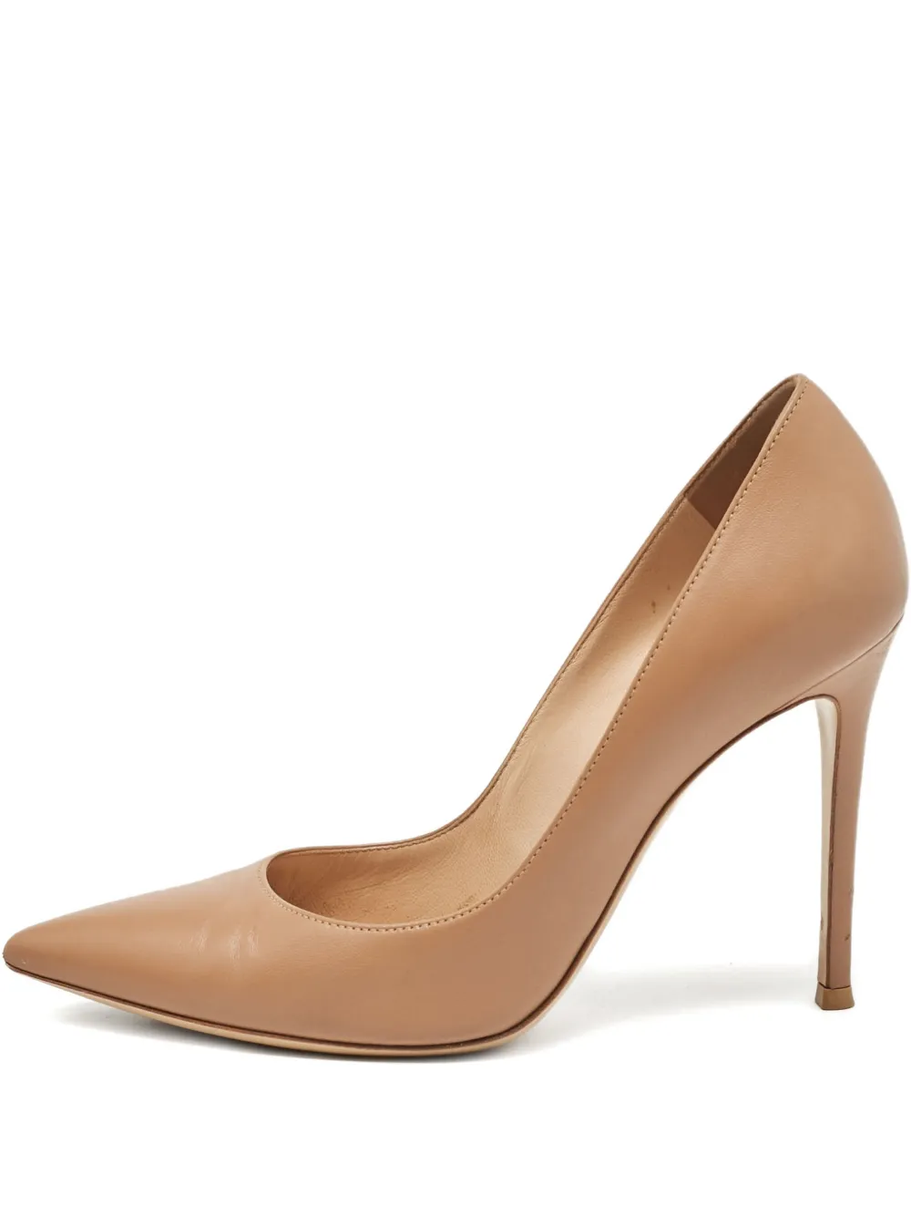 Pre-owned Gianvito Rossi  110mm Leather Point Toe Pumps