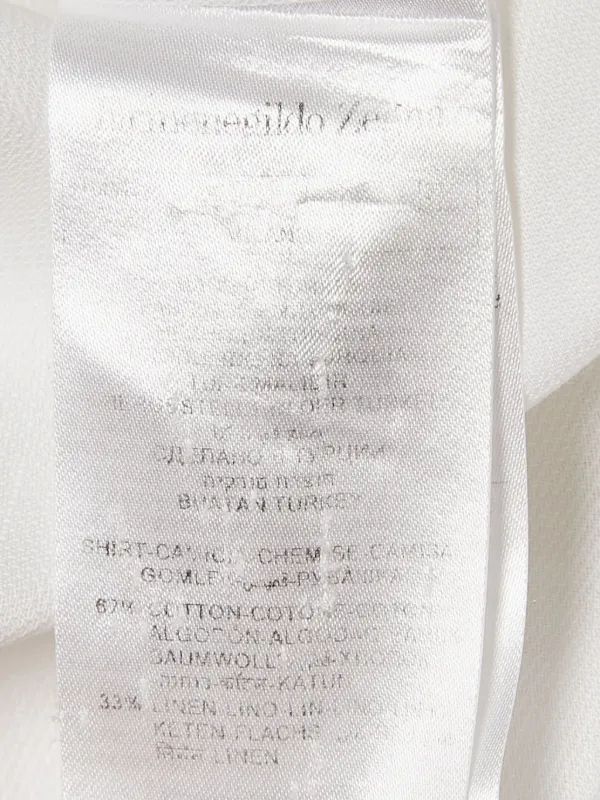 Ermenegildo Zegna Vintage ロングスリーブ シャツ | ホワイト