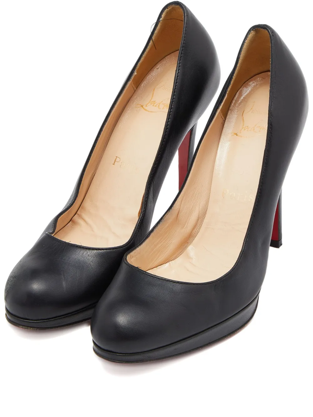 Christian Louboutin Pre-Owned 110mm New Simple leather pumps | Black | Image 1