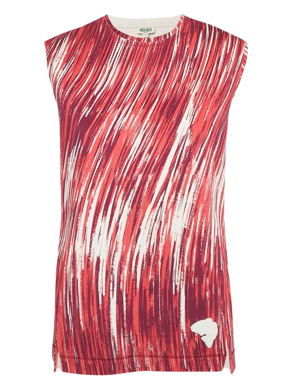 abstract-pattern print top