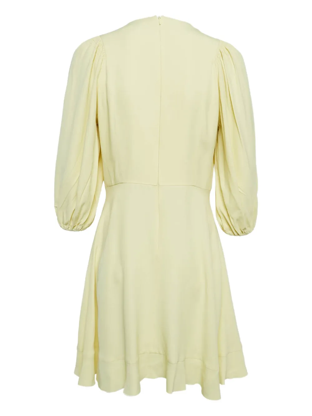 Valentino Pre-Owned Midi-jurk met ruches - Geel