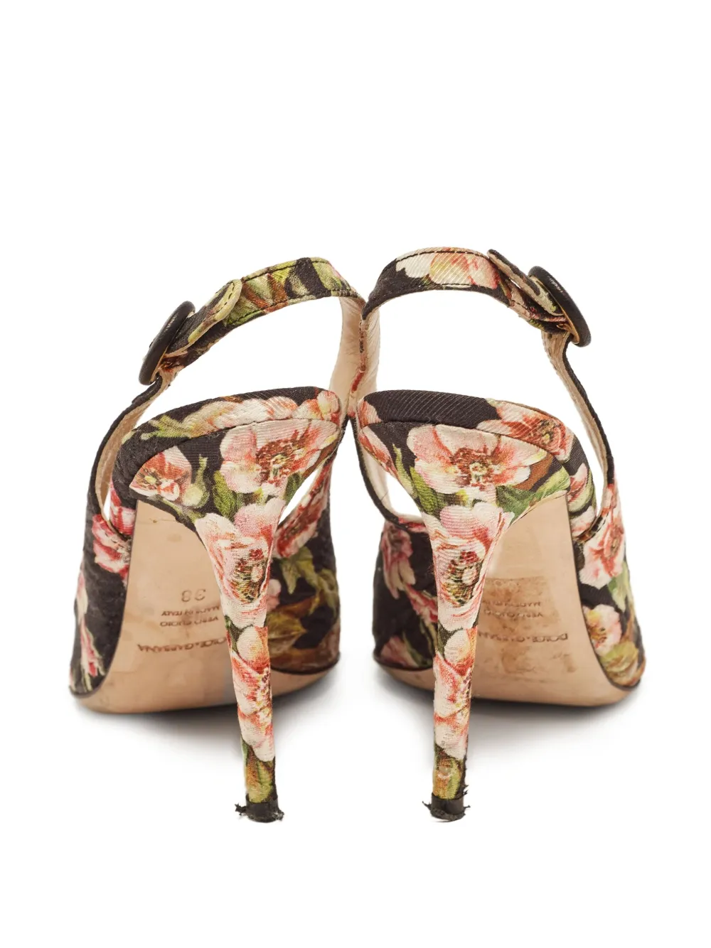 【Dolce&Gabbana】フローラル スリングバック パンプス Dolce & Gabbana フローラル スリングバック パンプス