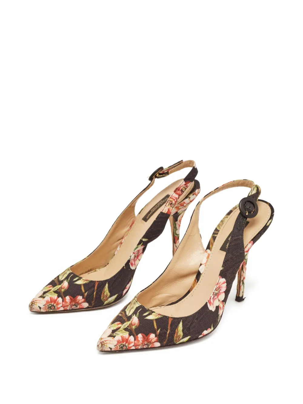 Dolce & Gabbana Pre-Owned Slingback-Pumps mit Blumen-Print 110mm | Image 2