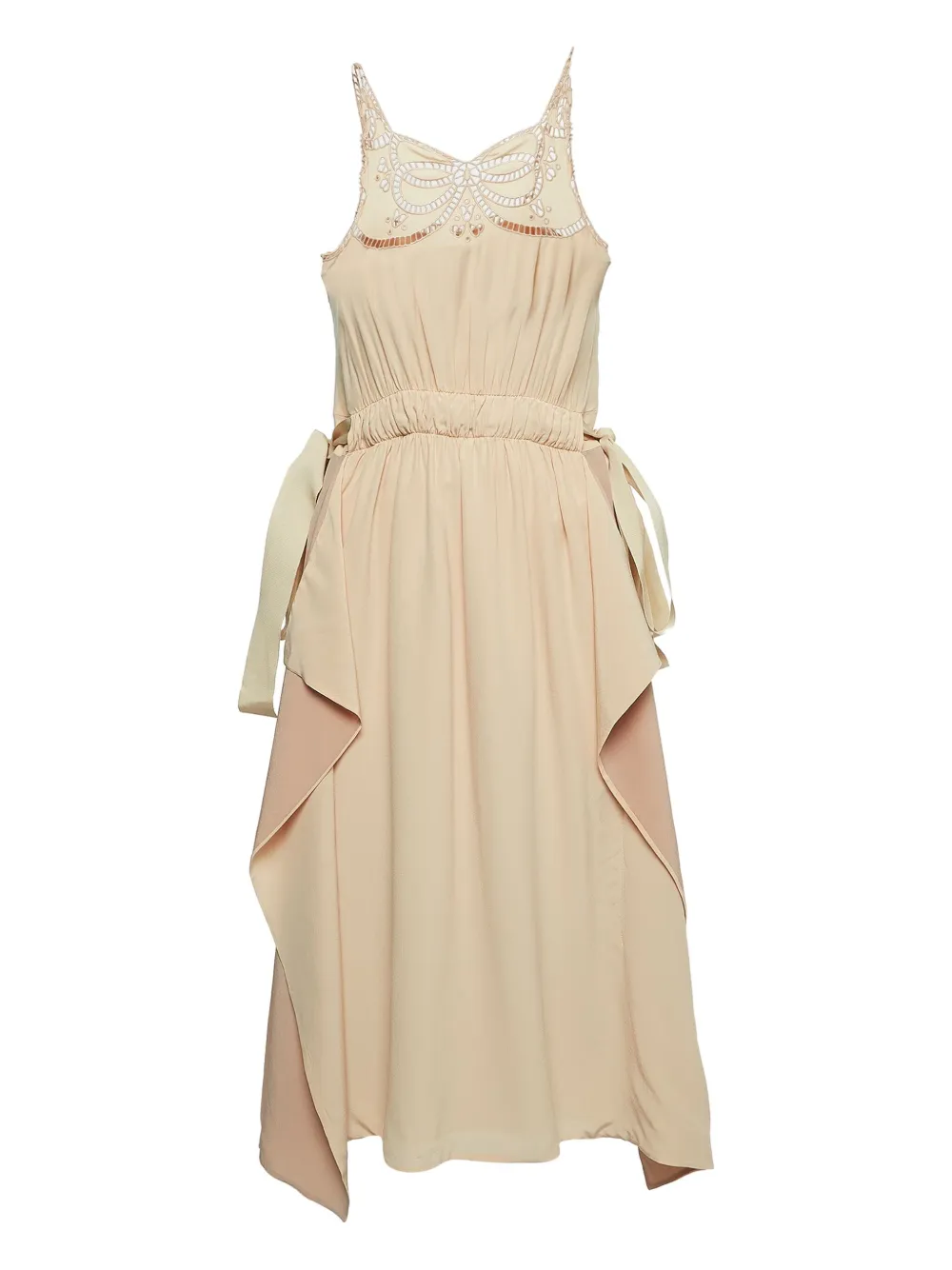 Fendi Pre-Owned silk midi dress | Pink | Image 1