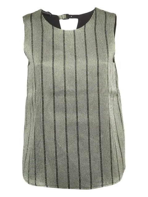 Emporio Armani Pre-Owned top con motivo de rayas