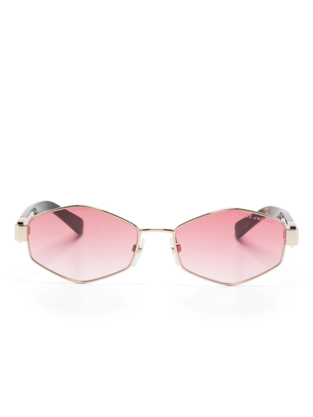 Marc Jacobs Eyewear geometric-frame sunglasses | Gold | Image 1