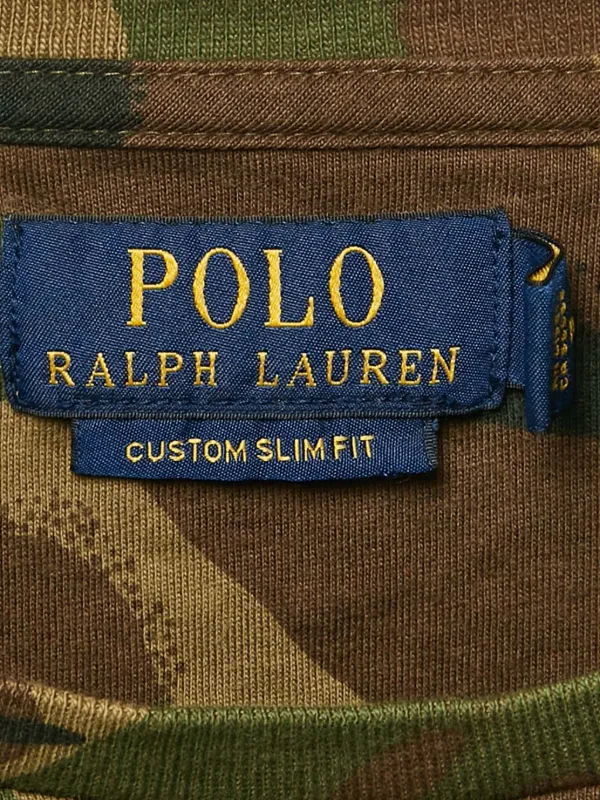 Polo Ralph Lauren Vintage Camouflage long-sleeve T-shirt | Green