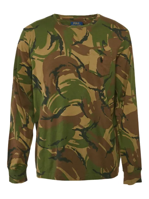Polo Ralph Lauren Vintage camouflage long-sleeve T-shirt