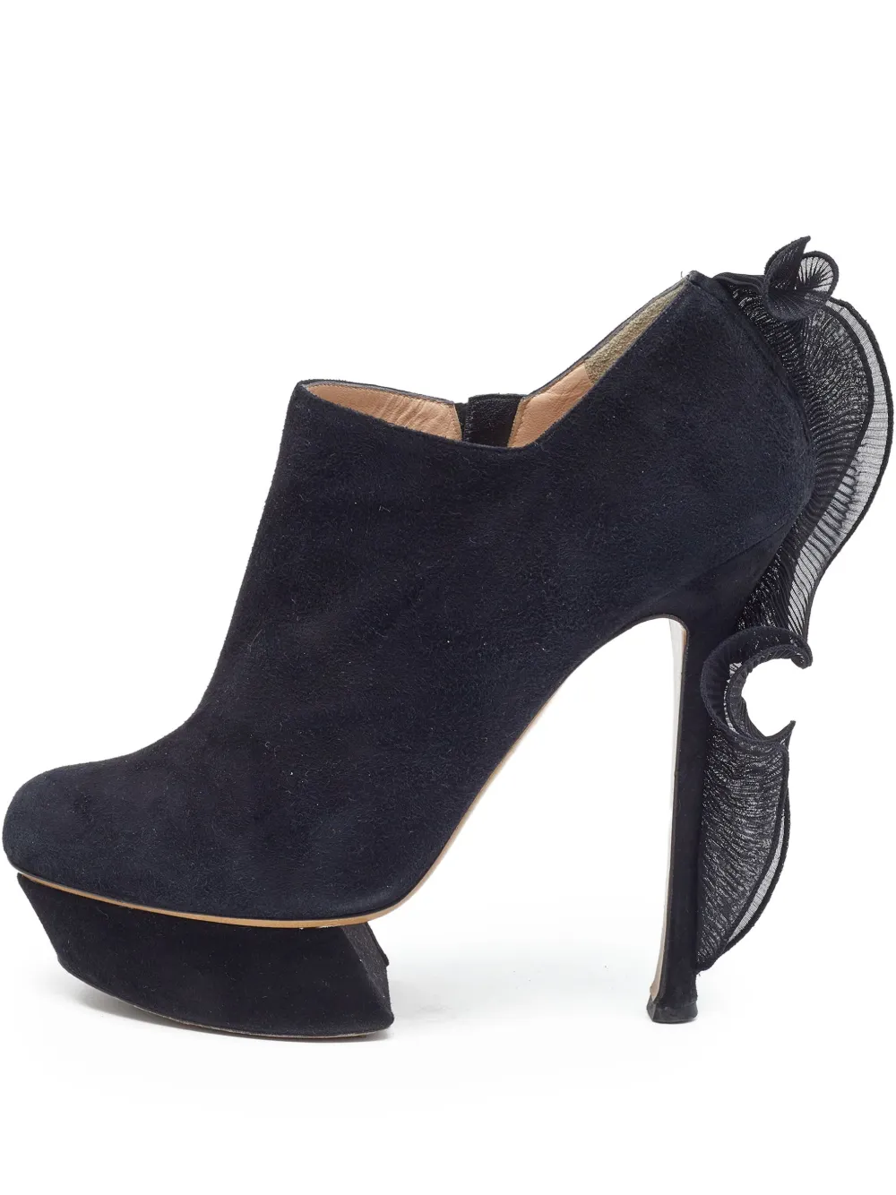 Nicholas Kirkwood bottines pre-owned 150 mm à talon sculpté | noir | Image 1
