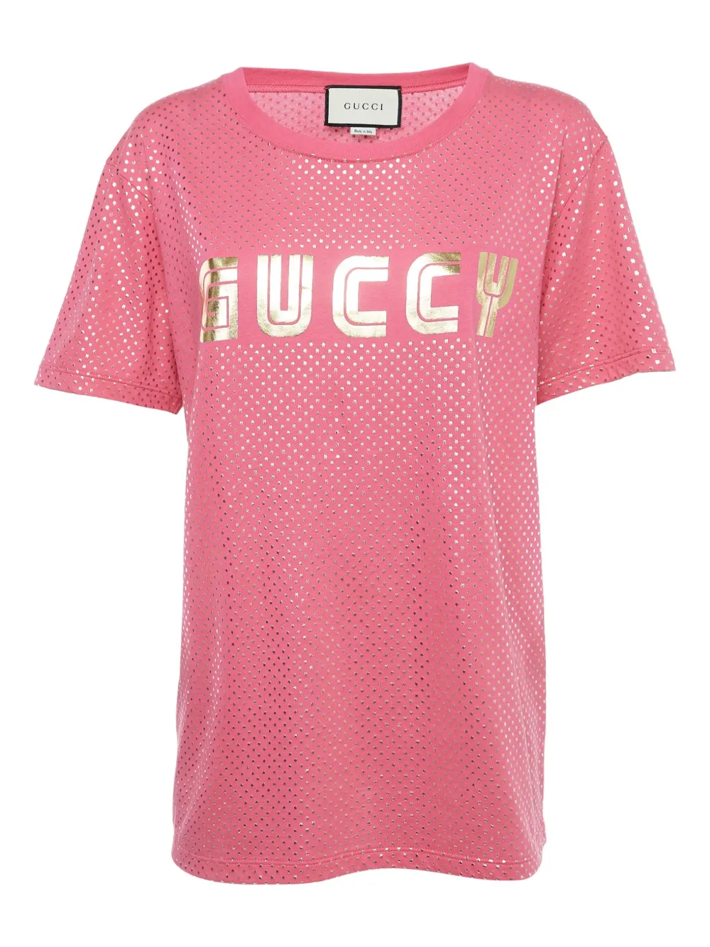 Gucci Pre-Owned logo-print T-shirt | Pink | Image 1