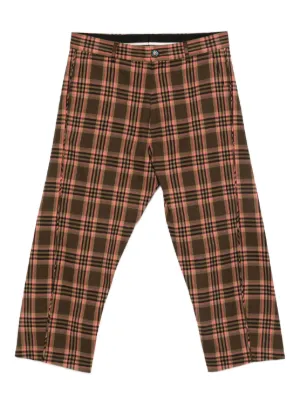 パンツ MOSCHINO Patterned pants Bordeaux A03065455 Moschino Pants for Men | FARFETCH US