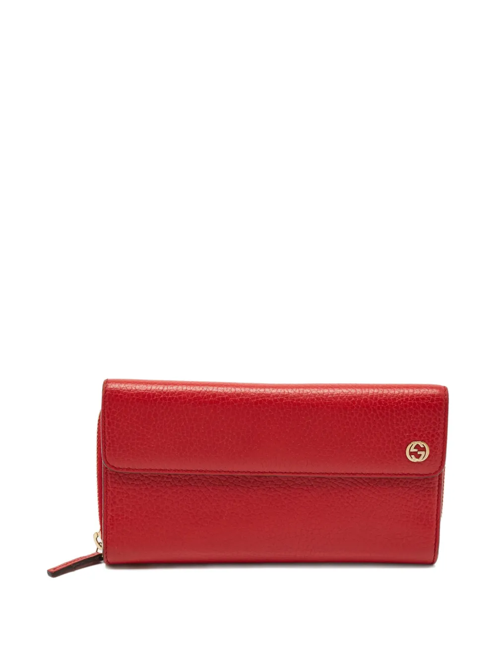 Pre-owned Gucci 2024 Leather Zip Wallet