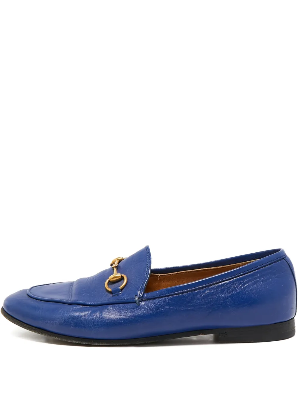 Pre-owned Gucci 2024 Jordaan Leather Horsebit Loafers