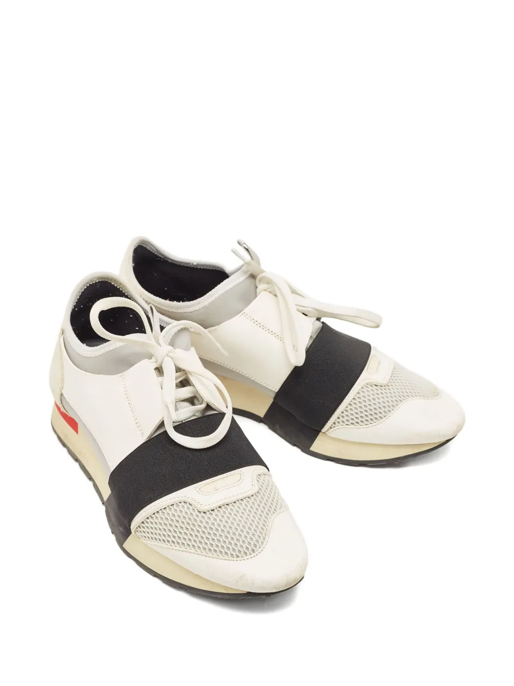 Balenciaga Pre-Owned Race Runners sneakers - Wit