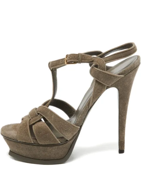 Saint Laurent Pre-Owned 140mm Tribute sandals 
