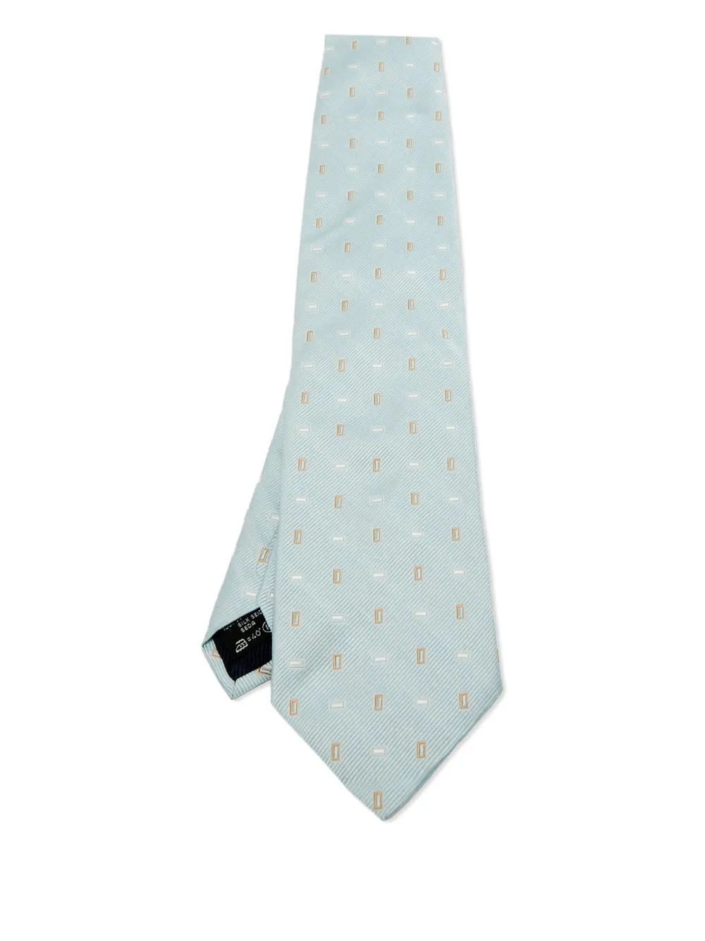 Ermenegildo Zegna Vintage Cravatta con stampa - Blu