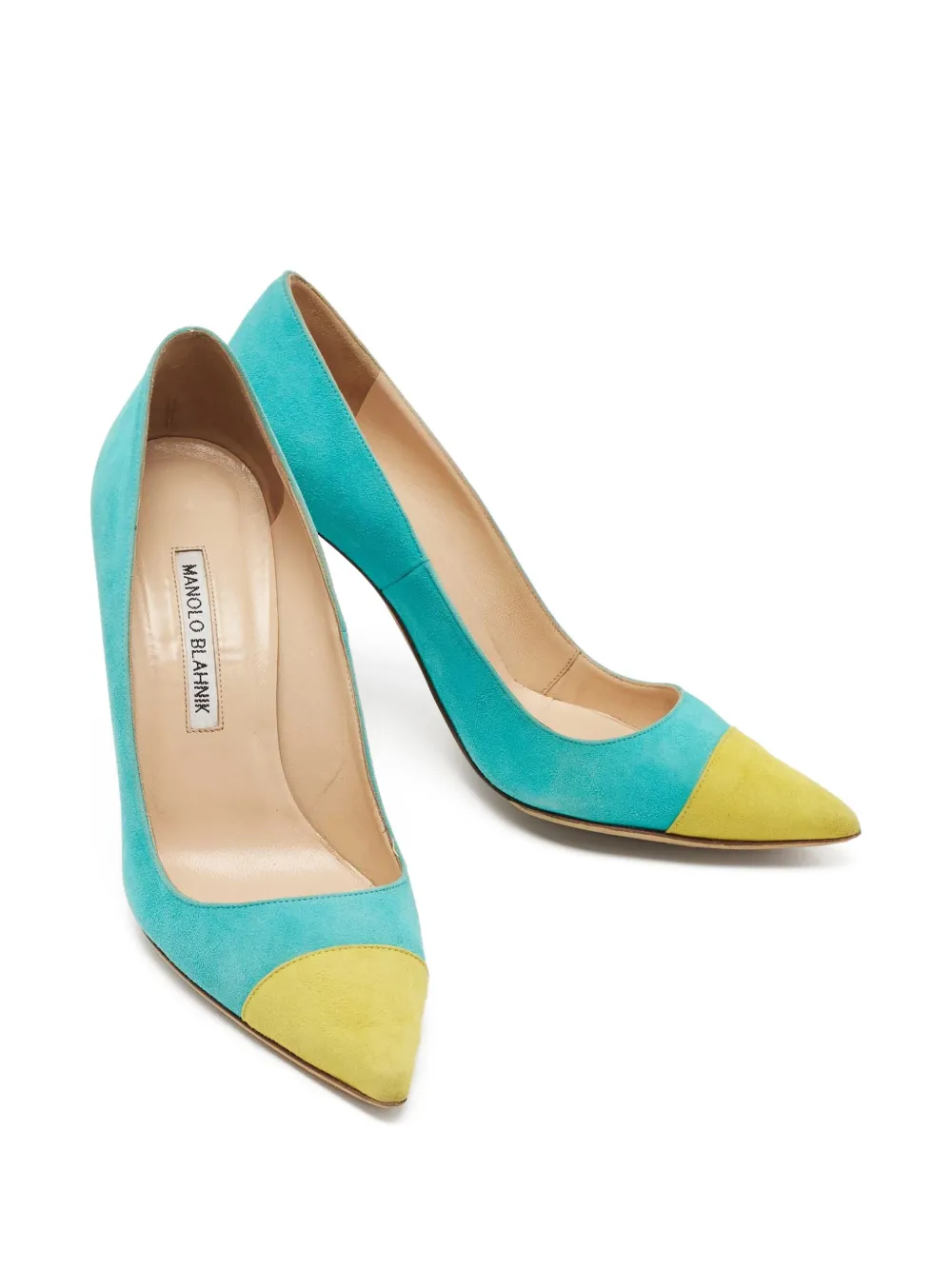 Manolo Blahnik escarpins pre-owned 100 mm en daim | Image 2