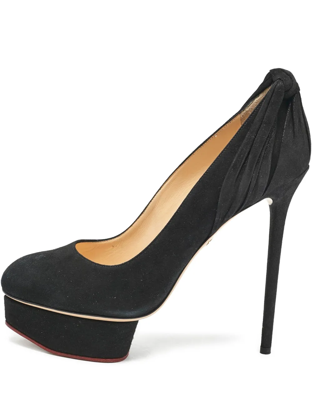 Charlotte Olympia pre-owned 150mm Dolly platform pumps | Black | Image 1