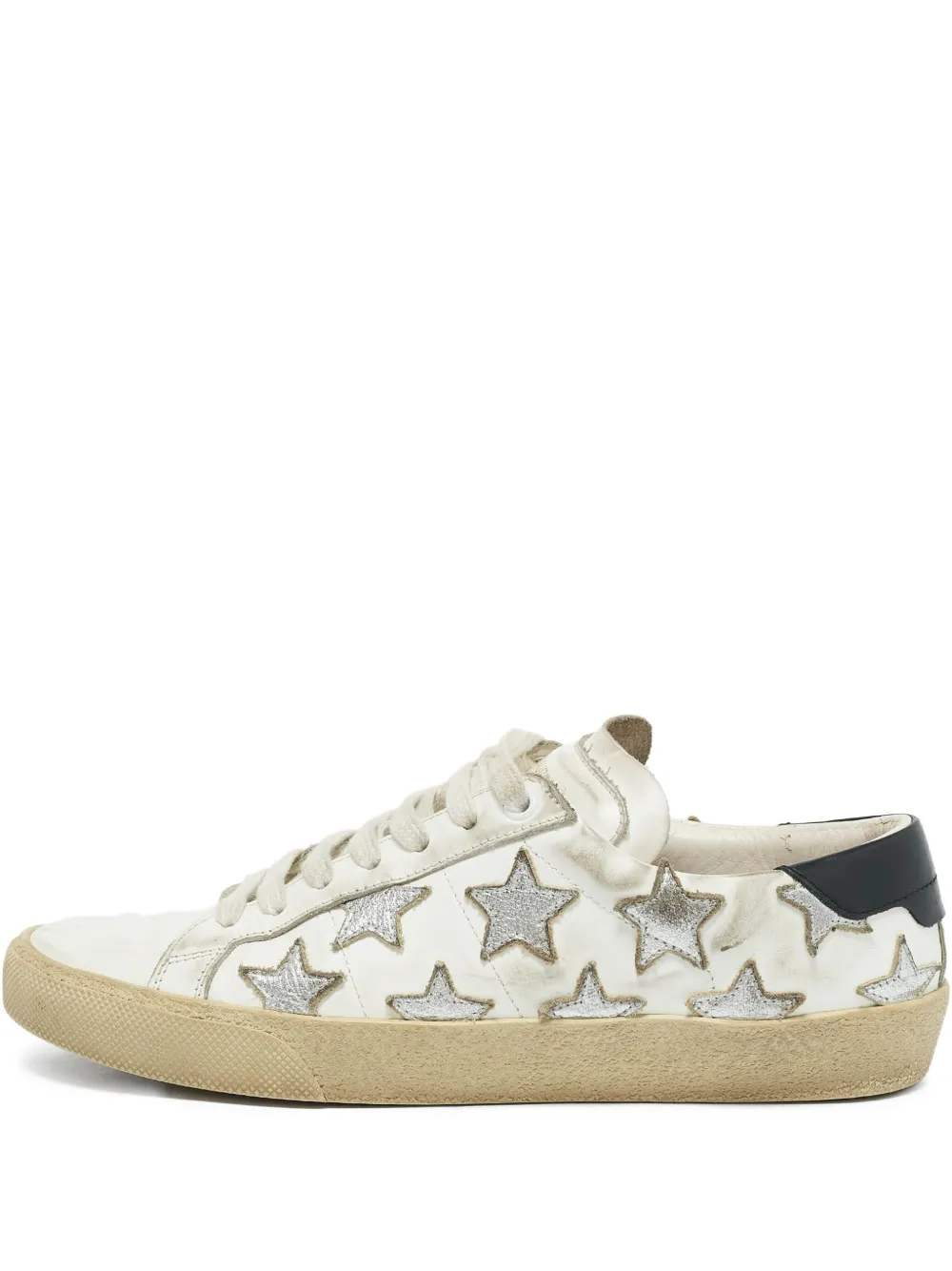 Pre-owned Saint Laurent Star-patches Sneakers
