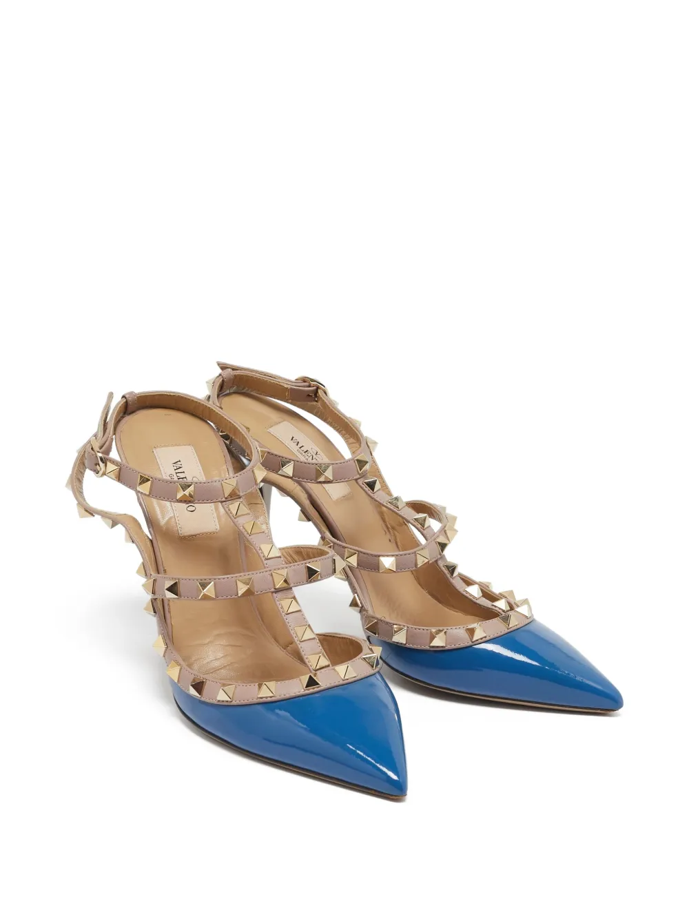 Valentino Garavani Pre-Owned 110 mm Rockstud pumps - Blauw