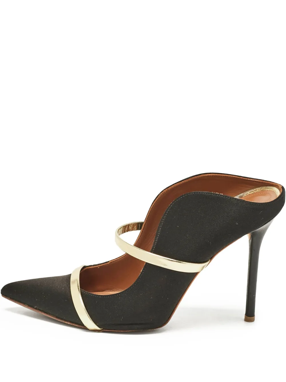 Malone Souliers pre-owned 110mm Maureen pointed-toe mules | Black | Image 1
