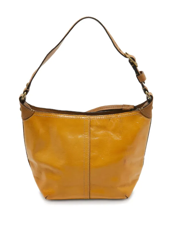 Coach Vintage Schultertasche Aus Leder Gelb FARFETCH AT