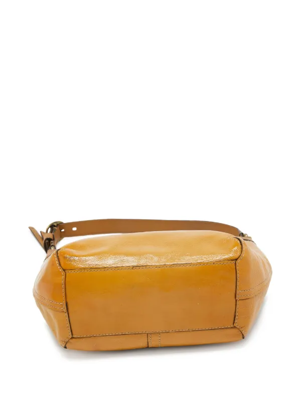 Coach Vintage Leather Shoulder Bag Yellow FARFETCH PH
